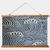 Textile japonais vintage, Motif de vague