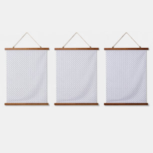 Tapisserie Suspendue Texture Géométrique Monochrome Motif Diamant Sans