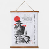 Tapisserie Suspendue The Way of Karate - Wisdom of Gichin Funakoshi (Recto)