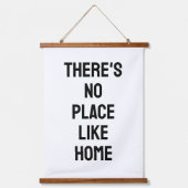 Tapisserie Suspendue There's No Place Like Home Quote (Recto)