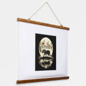 Tapisserie Suspendue Tiger Silhouette (Angulaire)