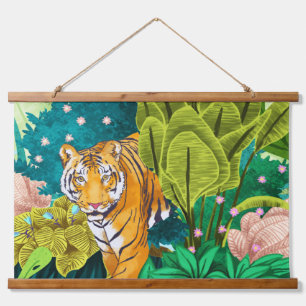 Tapisserie Suspendue Tigre de la Jungle