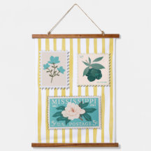 Timbre Postage vintage Cuisine Imprimer | Bleu rét