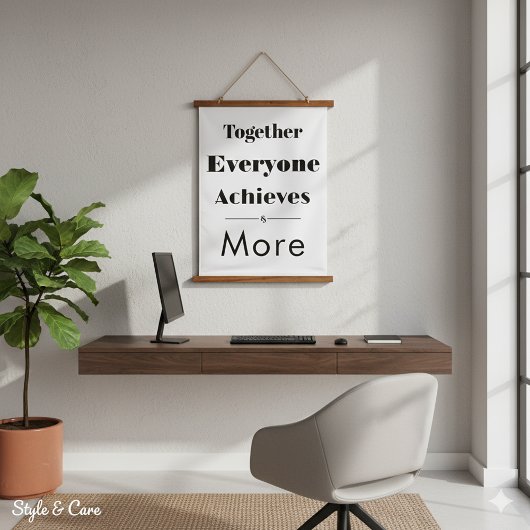Tapisserie Suspendue Together Everyone Achieves More -