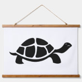 Tapisserie Suspendue Tortue noire (Recto)