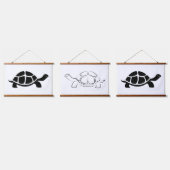 Tapisserie Suspendue Tortue noire (Tripler)