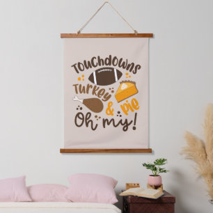 Tapisserie Suspendue Touchdowns Turquie & tarte   Oh, mon