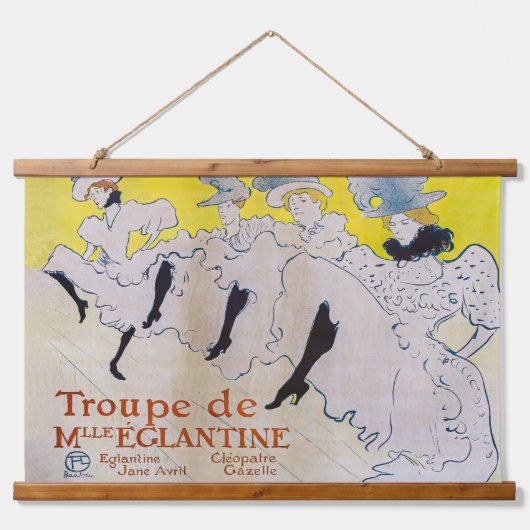 Tapisserie Suspendue Toulouse-Lautrec - Troupe de Mlle Eglantine (Devant)