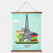 Tapisserie Suspendue Tour Eiffel Paris (Recto 2)