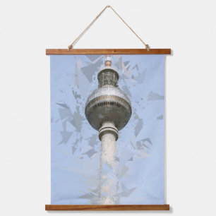 Tapisserie Suspendue Tour télévisuelle Fernsehturm Berlin, Allemagne