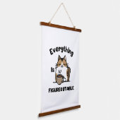 Tapisserie Suspendue Tout Est Figurable (Angulaire)