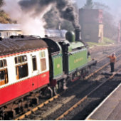 TAPISSERIE SUSPENDUE TRAINS À VAPEUR