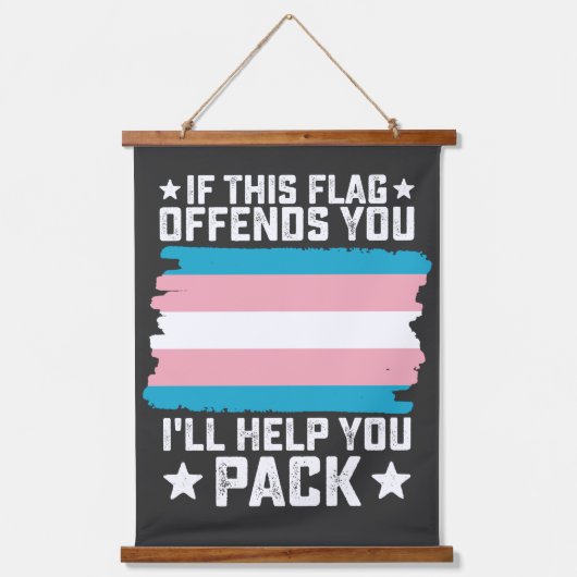 Tapisserie Suspendue Transférer Si Ce Drapeau Vous Offense Je Vous Aide (Recto)