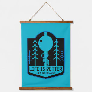 Tapisserie Suspendue Treehouse Homes