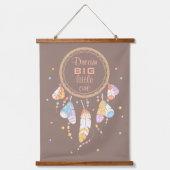 Tapisserie Suspendue Tribal Dreamcatcher Boho Brown (Recto)