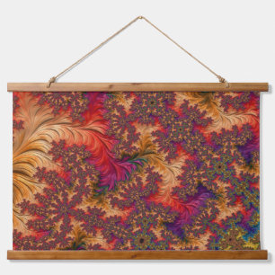 Tapisserie Suspendue Tripant Branches Abstraites Dazzlantes Fractales