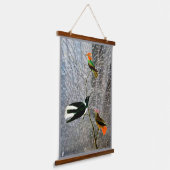 Tapisserie Suspendue Trois oiseaux (Angulaire)