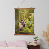 Tapisserie Suspendue Trois Vaches De Elk Roosevelt Regardant Vue (Chambre à coucher)