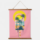 Tapisserie Suspendue Tropical Summer Sunset Sweets Paradise (Recto)