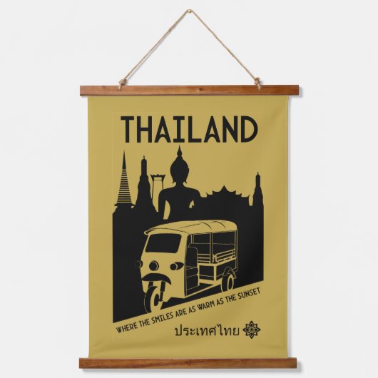 Tapisserie Suspendue Tuk Tuk Thaïlande (Recto)