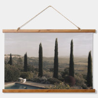 Tuscan landscape hidden behind cypresses (2024)