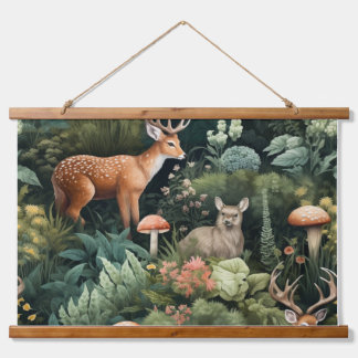 Tapisserie Suspendue Twilight Forest Friends Botanical