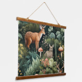 Tapisserie Suspendue Twilight Forest Friends Botanical (Angulaire)