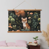 Tapisserie Suspendue Twilight Forest Friends Botanical (Chambre à coucher)