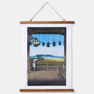 Tapisserie Suspendue Ukiyoe [hasui] C31 Nigatsu Hall, Nara