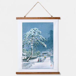 Tapisserie Suspendue Ukiyoe - hasui - No.12 Le Temple Hommonji, Ikegam
