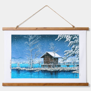 Tapisserie Suspendue Ukiyoe - hasui - No.28 Kansanomiya Sanctuaire à ..