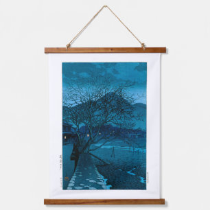 Tapisserie Suspendue ukiyoe - hasui - No.33 Soirée à Beppu -