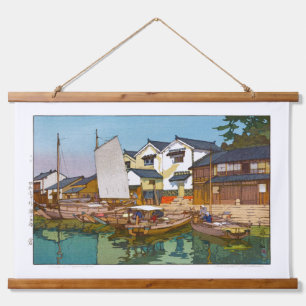Tapisserie Suspendue ukiyoe - Yoshida - 05 - Kura à Tomonoura -