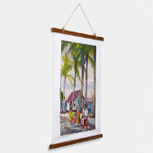 Tapisserie Suspendue ukiyoe - Yoshida - 06 - Singapour - (Angulaire)