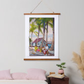 Tapisserie Suspendue ukiyoe - Yoshida - 06 - Singapour - (Chambre à coucher)