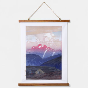 Tapisserie Suspendue ukiyoe - Yoshida - 10 - Matin sur le mont Tsurugi