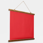 Tapisserie Suspendue Un carré rouge entouré d'une mince bordure blanche (Incliné)