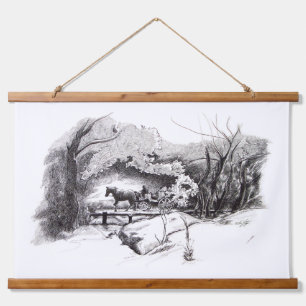 Tapisserie Suspendue Une Balade À Travers Central Park Suspendu De La T