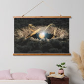 Tapisserie Suspendue Une Étoile Entourée D'Un Disque Protoplanétaire (Chambre à coucher)