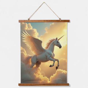Tapisserie Suspendue Unicorn 26"x36" Vertical (Portrait), Un écran