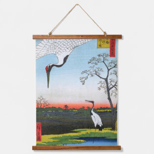 Tapisserie Suspendue Utagawa Hiroshige - Minowa, Kanasugi, Mikawashima