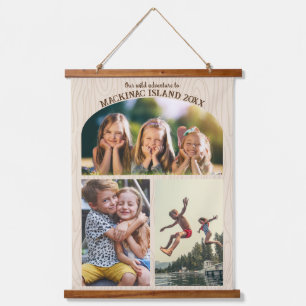 Tapisserie Suspendue Vacances Photo Collage Famille Retrouvailles Mémoi