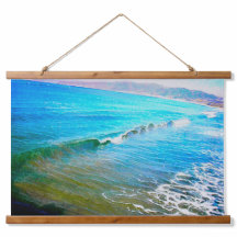 Vagues à l'aquarelle 