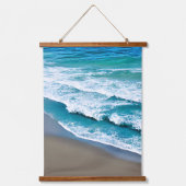 Tapisserie Suspendue Vagues de mer de plage tropicale (Recto 2)