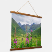 Tapisserie Suspendue Vallée fleur sauvage de l'Alaska (Angulaire)