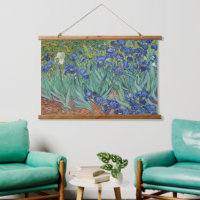Van Gogh Peinture classique Irises Floral Botaniqu