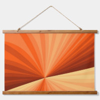 Vanille rouge orange Abstraite moderne Fractale gr