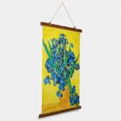 Tapisserie Suspendue Vase with Irises, Van Gogh (Angulaire)