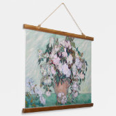 Tapisserie Suspendue Vase with Pink Roses, Van Gogh (Angulaire)