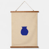 Tapisserie Suspendue Vases bleu vif (Recto 2)